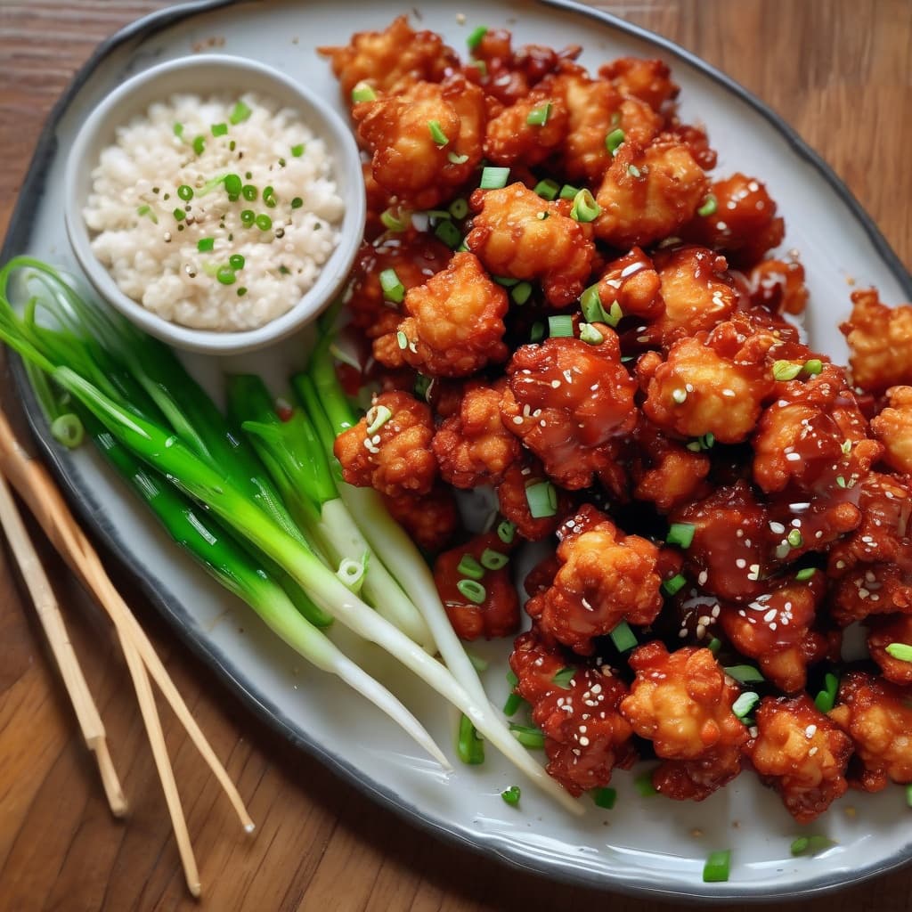 Chou-fleur miel chilli / Honey Chilli Cauliflower