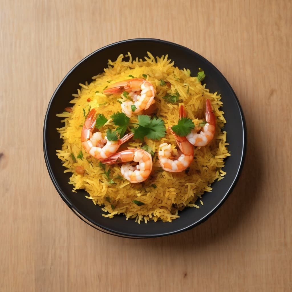 Biryani aux crevettes / Shrimp Biryani