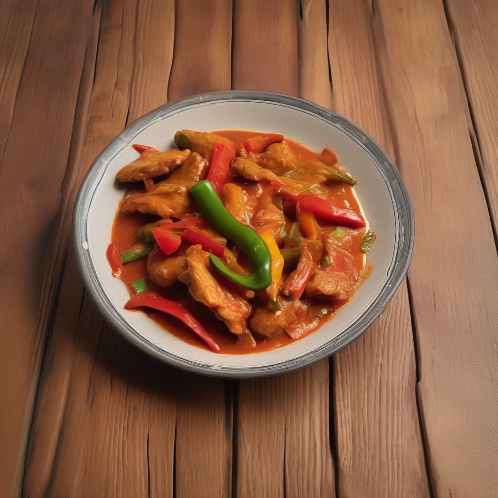Poulet jalfrezi / Chicken Jalfrezi